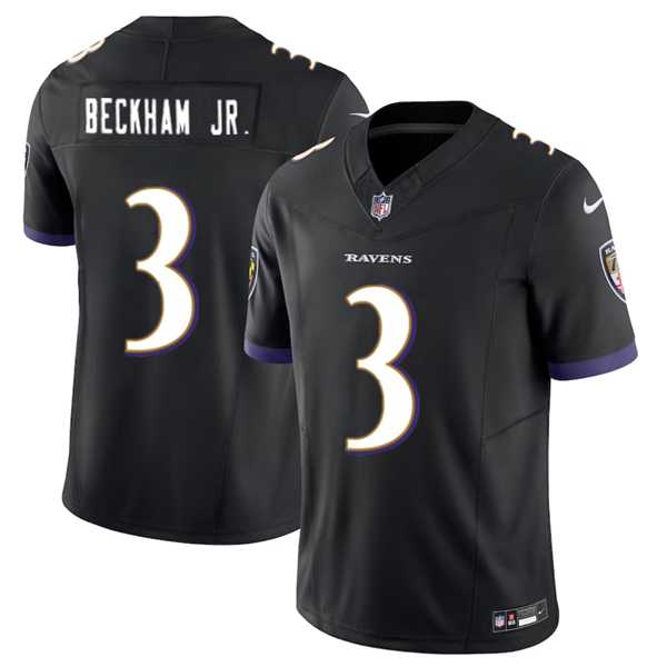 Men & Women & Youth Baltimore Ravens #3 Odell Beckham Jr. Black 2023 F.U.S.E. Vapor Untouchable Stitched Jersey,We sell and wholesale Men & Women & Youth Baltimore Ravens #3 Odell Beckham Jr. Black 2023 F.U.S.E. Vapor Untouchable Stitched Jersey on line form chian!